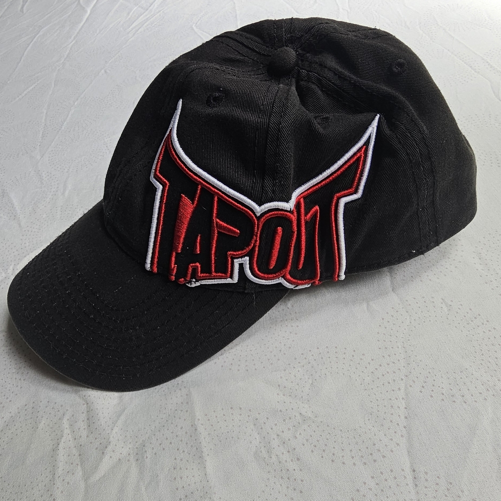Tapout Black and Red Baseball Cap WWE Y2K Style
